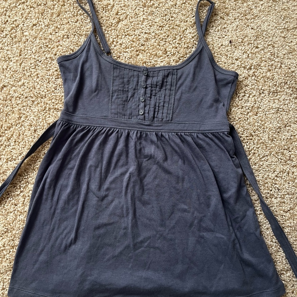 Hollister Babydoll Tieback Top XS